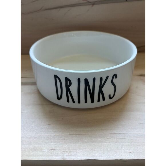 Creative Brands 47th & Main Ceramic Pet Bowl Drinks Brand New - Picture 1 of 2